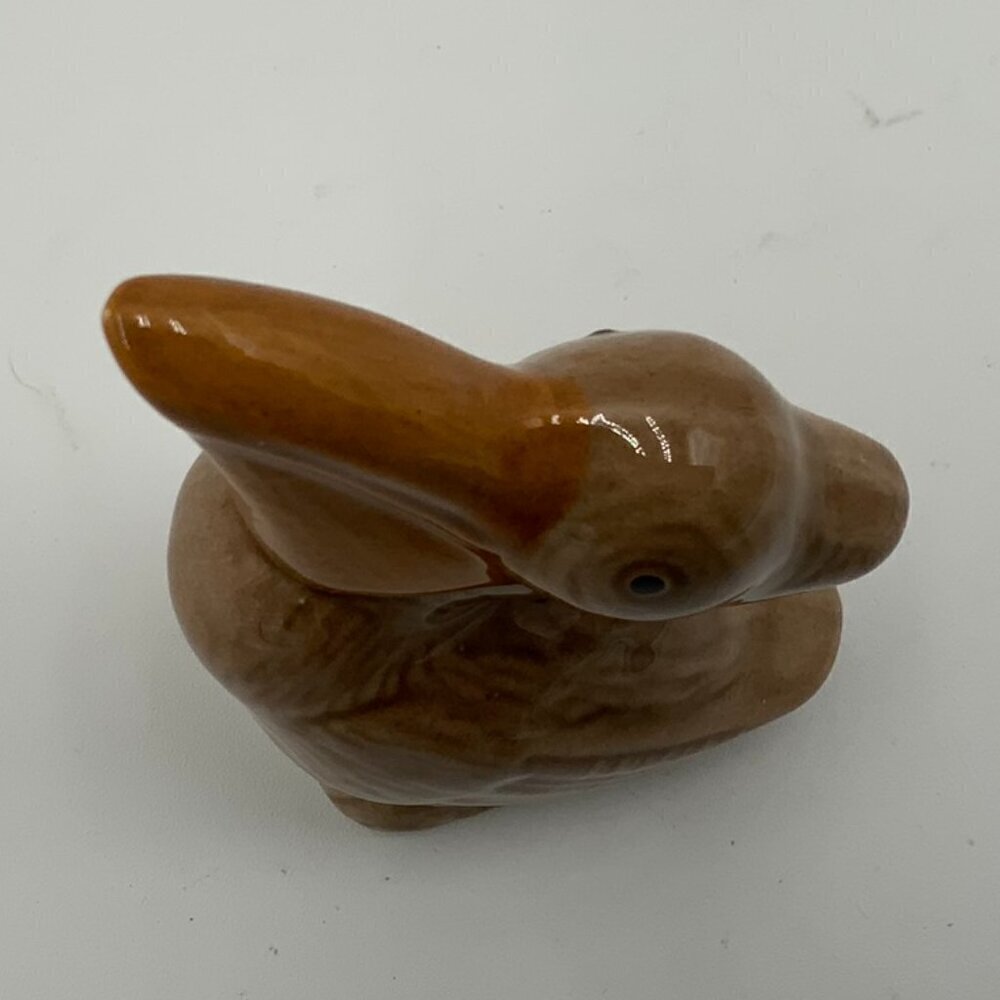 Handmade Porcelain Pelican Figurine - Picture 5 of 6